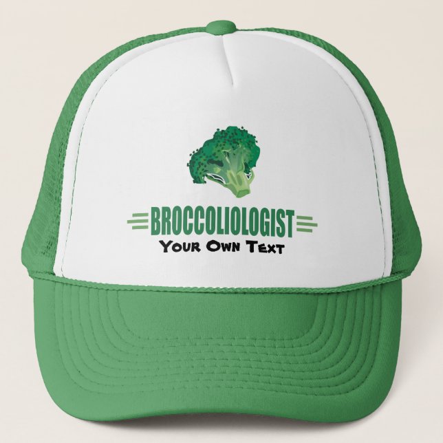 Humorous Broccoli Trucker Hat (Front)