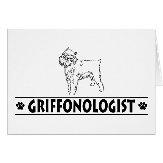 Humorous Brussels Griffon Cards (Front Horizontal)