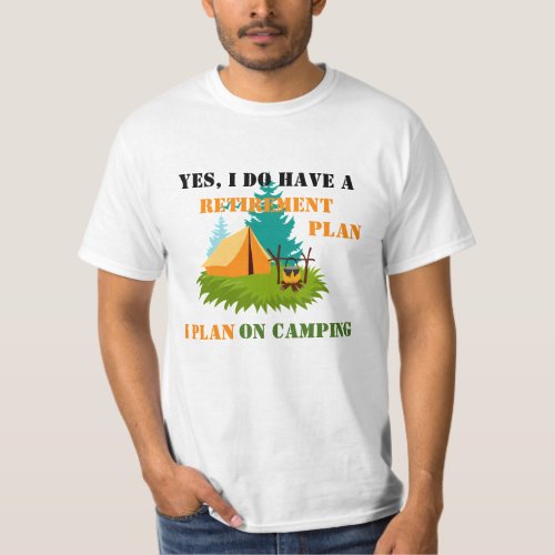 Humorous Camping T_Shirt