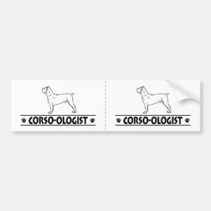 Humorous Cane Corso Bumper Sticker