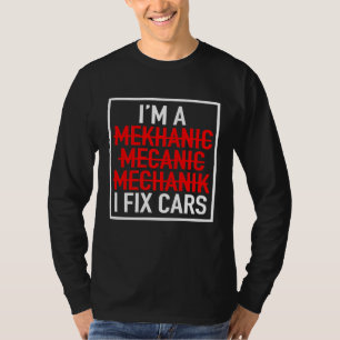 Humorous Car Mechanic Auto Repair Workshop Garage T-Shirt