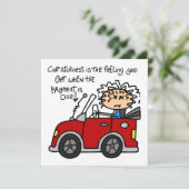 Humorous Car Sickness (Standing Front)