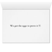 humorous card pink flamingos (Inside Horizontal (Bottom))