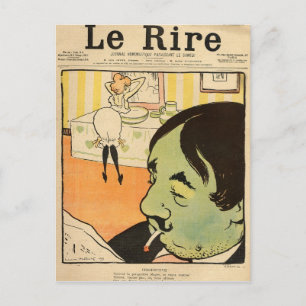 Humorous cartoon postcard