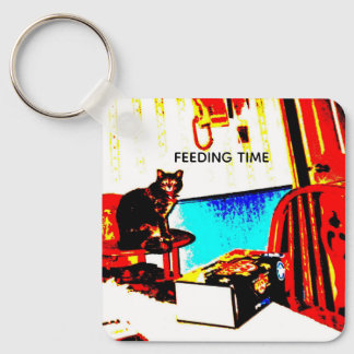 Humorous Cat Keychain