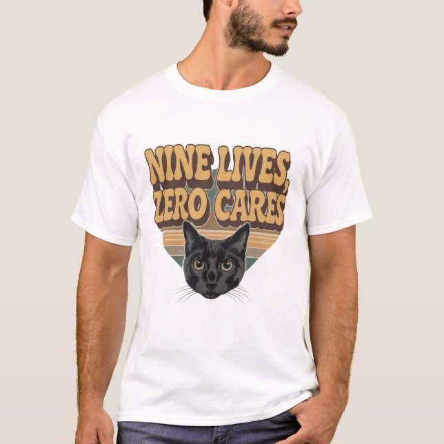 Humorous Cat Lover T-Shirt (Front)