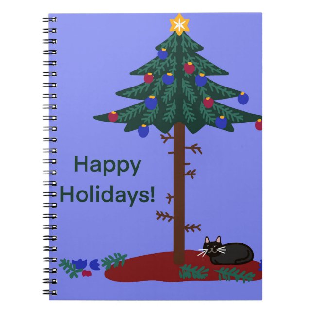 Humorous Cat Notebook  (Front)