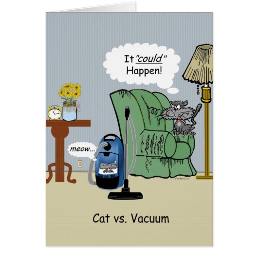 Humorous Cat Thoughts Cards (Front)