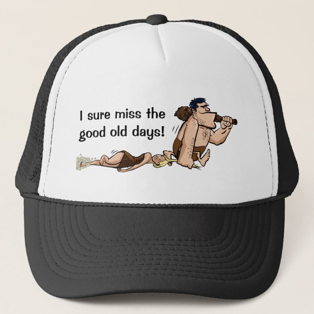 Humorous Caveman Hat (Front)