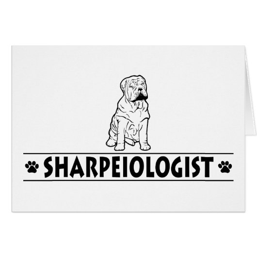 Humorous Chinese Shar-Pei (Front Horizontal)