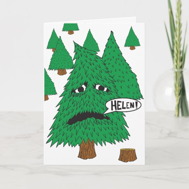 Humorous Christmas card (Front)