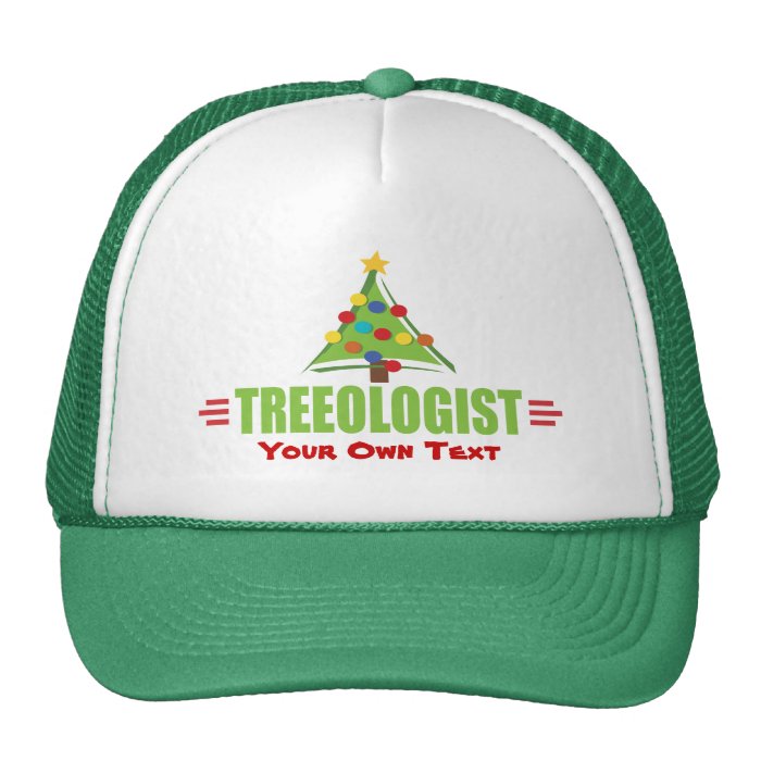 Humorous Christmas Tree Trucker Hats