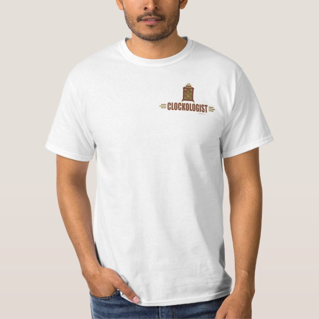 Humorous Clock Collecting T-Shirt (Front)