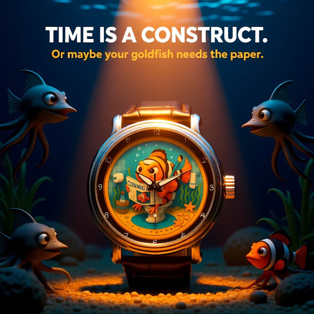 Humorous Clownfish Bathroom Watch (Creator Uploaded)