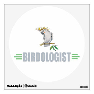 Humorous Cockatiel Lover Wall Decal