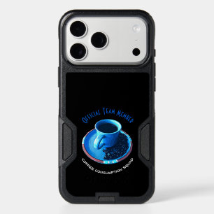 Humorous Coffee Consumption Team Member iPhone 17 Pro Max Case