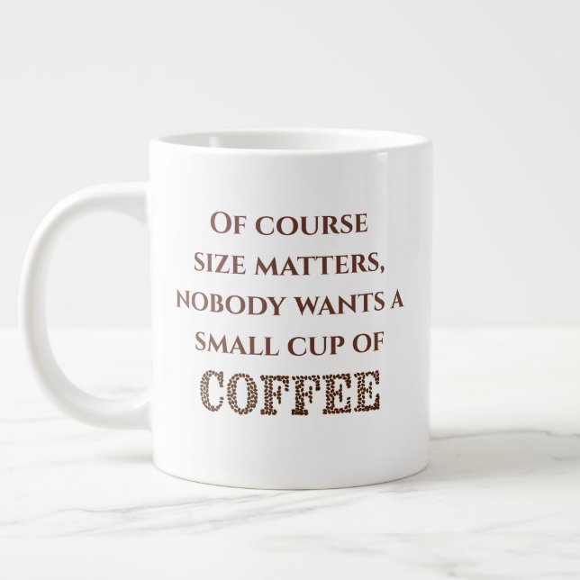 Humorous Coffee Specialty Mug (Left)