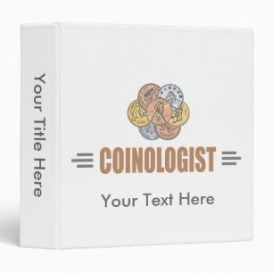 Humorous Coin Collector 3 Ring Binder