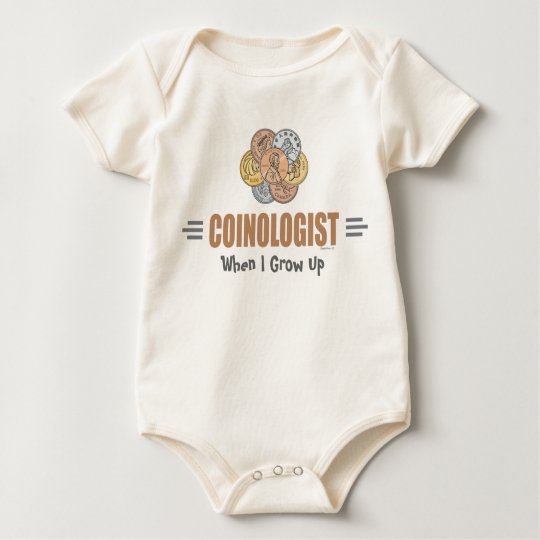 Humorous Coin Collector Baby Bodysuit