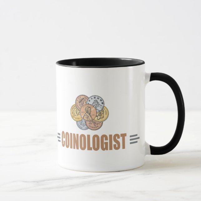 Humorous Coin Collector Mug (Right)