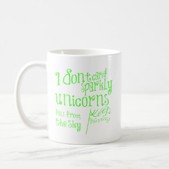 Humorous Colorguard Unicorn Coffee Mug by ColorguardCollection at Zazzle