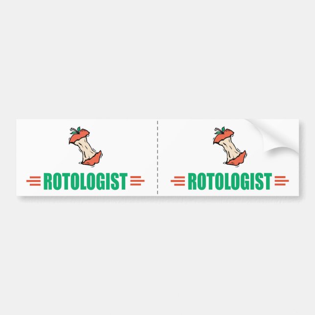 Humorous Compost Bumper Sticker (Front)