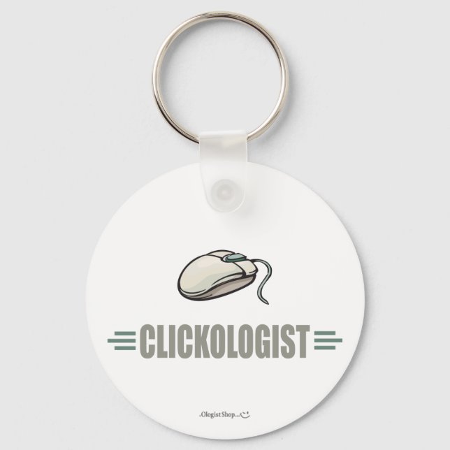Humorous Computer Keychain (Front)