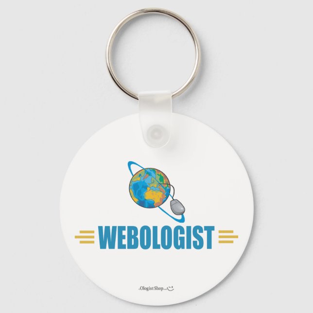 Humorous Computer Keychain (Front)