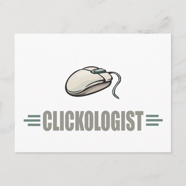 Humorous Computer Postcard (Front)