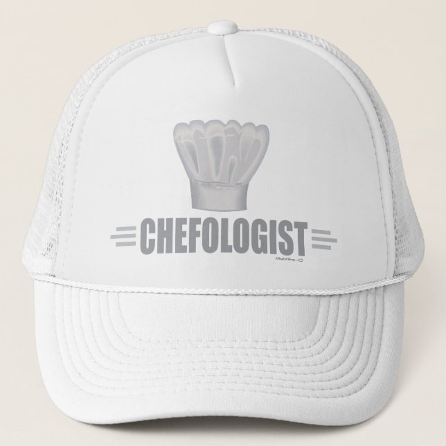Humorous Cook, Chef Trucker Hat (Front)