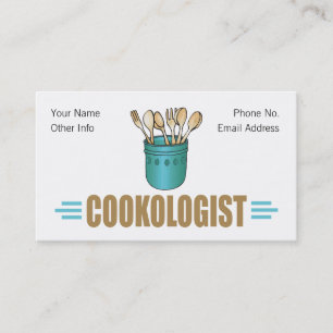 Humorous Cooking Business Card