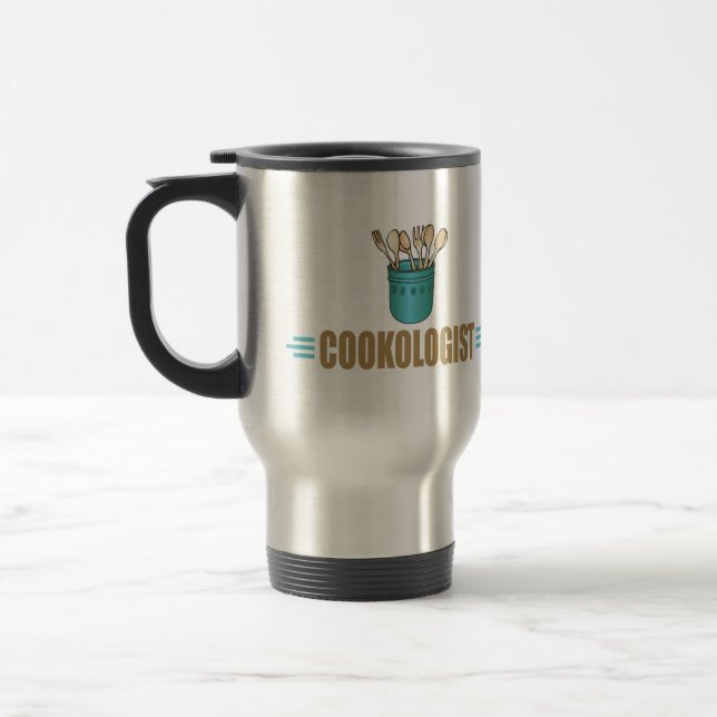 Humorous Cooking Travel Mug (Left)