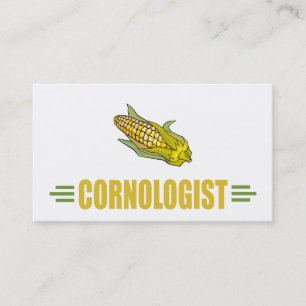Humorous Corn Lover Business Card
