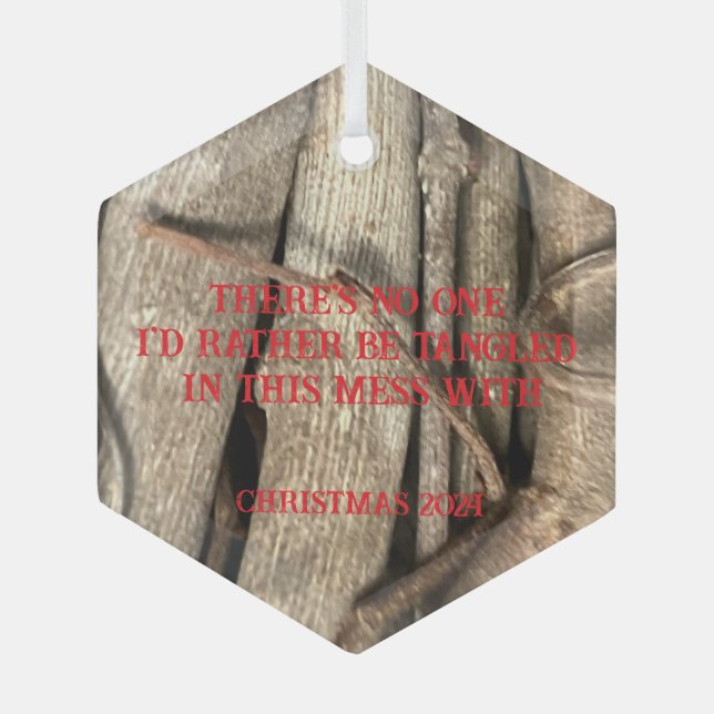 Humorous couple ornament (Front)