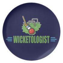 Humorous Croquet Melamine Plate Humorous Croquet Melamine Plate