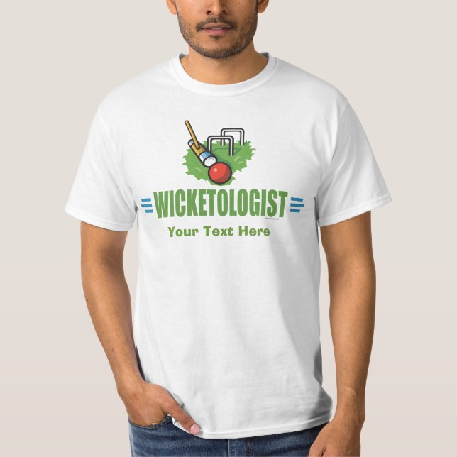 Humorous Croquet T-Shirt (Front)