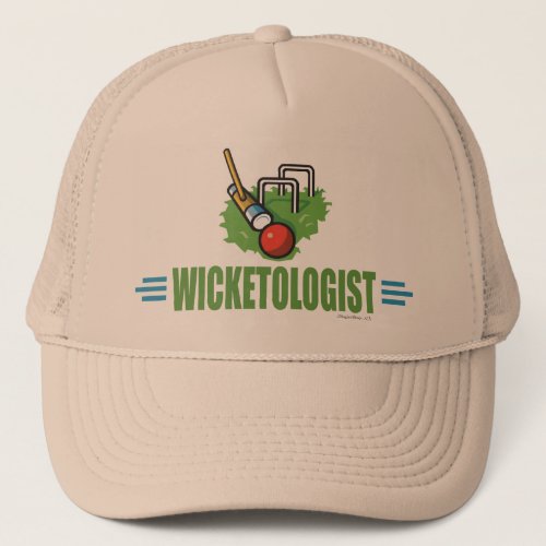 Humorous Croquet Trucker Hat