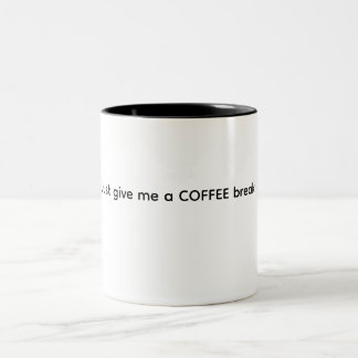Humorous cup for making coffee great again