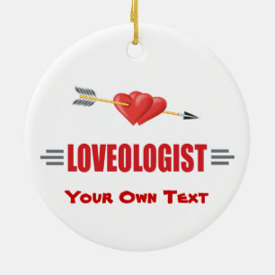 Humorous Cupid Love Ceramic Ornament