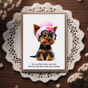 Humorous Customizable Any Occasion Postcard