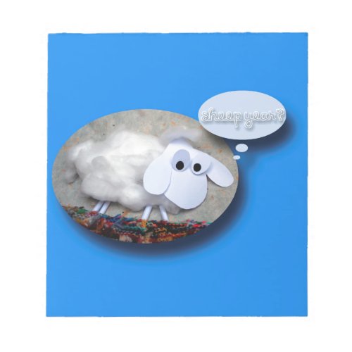 Humorous Cute Sheep Year Chinese Astrology Notepad