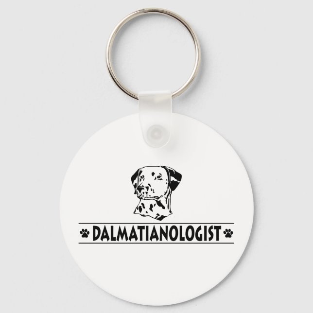 Humorous Dalmatian Keychain (Front)