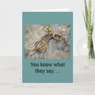 Humorous Dead Fish Fathers Day Card