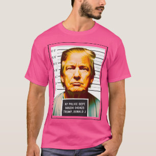 Humorous Deepfake Mugshot Of Donald Trump - Fake T-Shirt