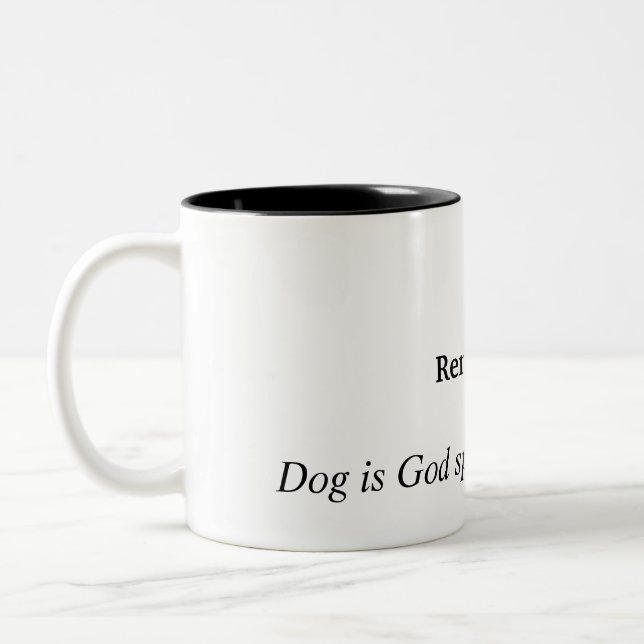 Humorous Dog Mug (Left)
