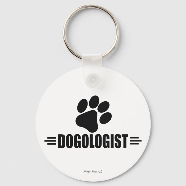 Humorous Dog Owner Keychain (Front)