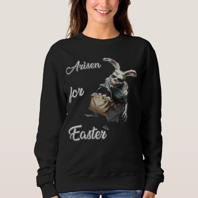 Humorous Easter Zombie Sweatshirt (Front)