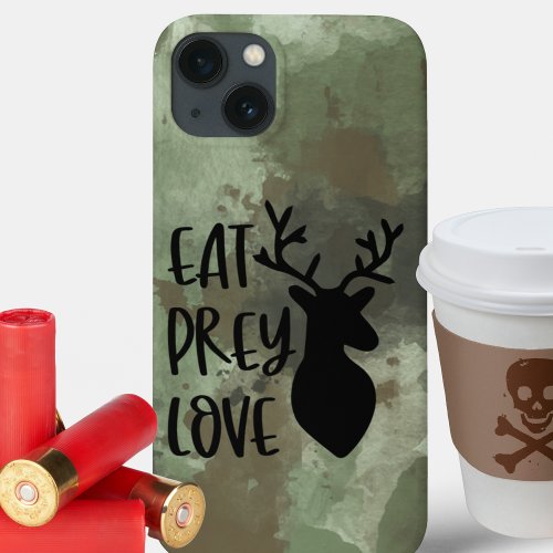 Humorous Eat Prey Love Camouflage  iPhone 13 Case