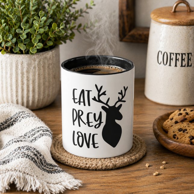 Humorous Eat Prey Love  Mug (Creator Uploaded)