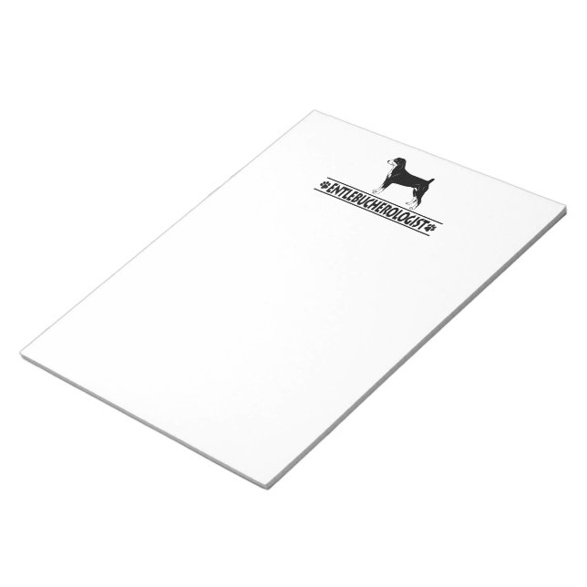 Humorous Entlebucher Notepad (Angled)